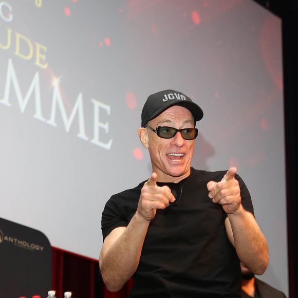 Jean-Claude Van Damme lors d'une soirée JCVD lors de sa tournée australienne au Wesley Conference Centre de Sydney, Australie, le 6 mars 2020. © Christopher Khoury/Australian Press Agency/Zuma Press/Bestimage