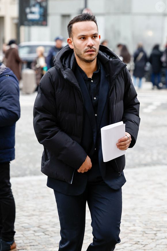Mohamed Bouhafsi - Arrivées à la cérémonie religieuse en hommage à Rolland Courbis dans l'église de la Madeleine à Paris, France, le 14 janvier 2026. © Jacovides-Moreau/Bestimage