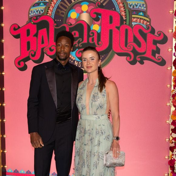 Gaël Monfils et sa femme Elina Svitolina au Bal de la Rose 2023 sur le thème "Bollywood" à la salle des étoiles à Monaco le 25 mars 2023.

© Olivier Huitel / Pool / Bestimage