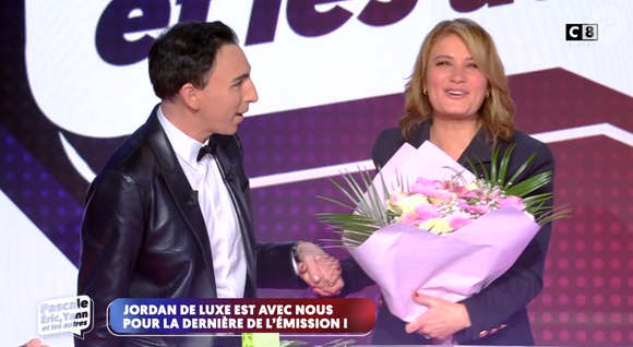 Fin de "Pascale, Eric, Yann et les autres" sur C8, avec Pascale de La Tour du Pin.