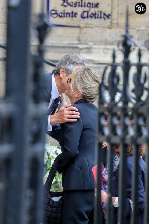 Claude Chirac lors des funérailles de B. Chirac à la basilique Sainte-Clotilde à Paris (7e) le 12 juin 2026. L’ancienne première dame de France est décédée le 5 juin 2026 à l’âge de 93 ans. 
© Jacovides / Liewig / Bestimage
