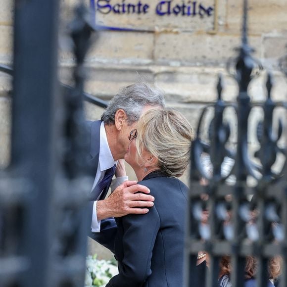 Claude Chirac lors des funérailles de B. Chirac à la basilique Sainte-Clotilde à Paris (7e) le 12 juin 2026. L’ancienne première dame de France est décédée le 5 juin 2026 à l’âge de 93 ans. 
© Jacovides / Liewig / Bestimage