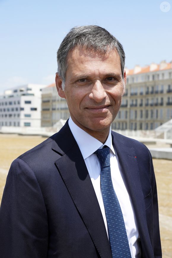 Rodolphe Saadé, Directeur général de Compagnie maritime d'affrètement - Compagnie générale maritime - Le président Emmanuel Macron visite le bassin industriel Marseille Fos le 28 juin 2023.

© Patrick Aventurier / Pool / Bestimage