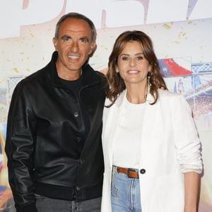 Nikos Aliagas et Faustine Bollaert à l'avant-première du film "Super Grand Prix" au cinéma le Grand Rex à Paris le 28 septembre 2025.

© Coadic Guirec/Bestimage
