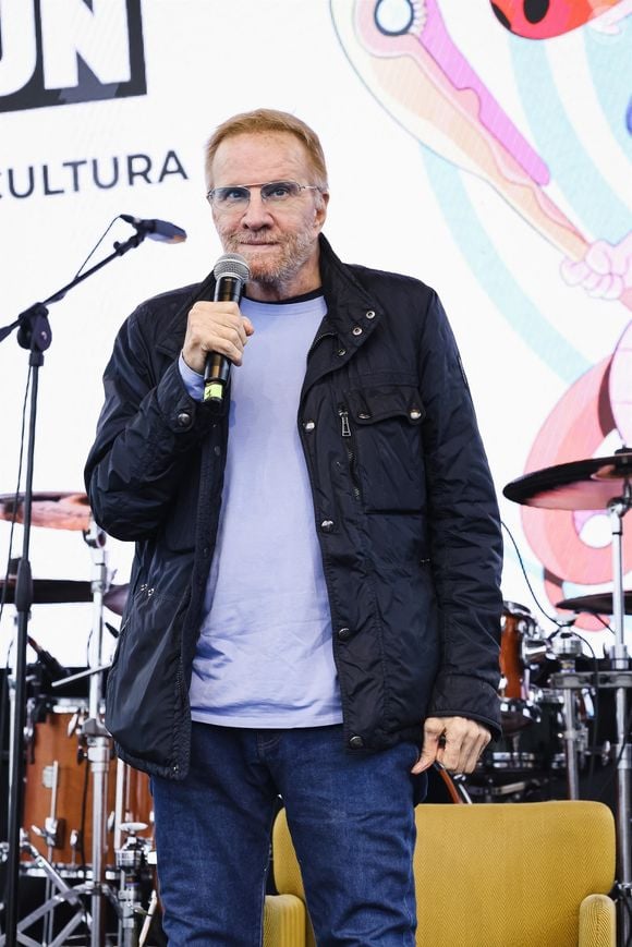 Christopher Lambert à l'évènement Como Fun à LarioFiere à Erba, près de Côme, le 15 mars 2025.