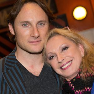 Exclusif - Véronique Sanson et son fils Christopher Stills (Chris Stills) - People au concert de Véronique Sanson à l'Olympia le 10 février 2015. CYRIL MOREAU / BESTIMAGE