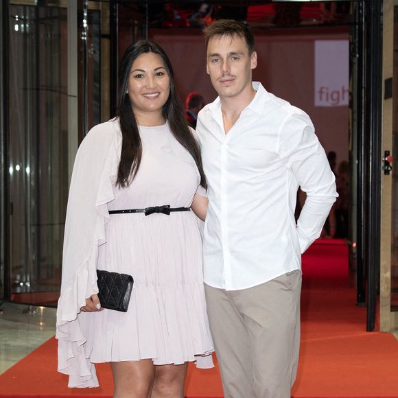 Louis Ducruet et son épouse Marie Ducruet assistent au Gala Fight Aids au Sporting Monte-Carlo, le 24 juillet 2021 à Monte-Carlo, Monaco. © David Niviere/ABACAPRESS.COM