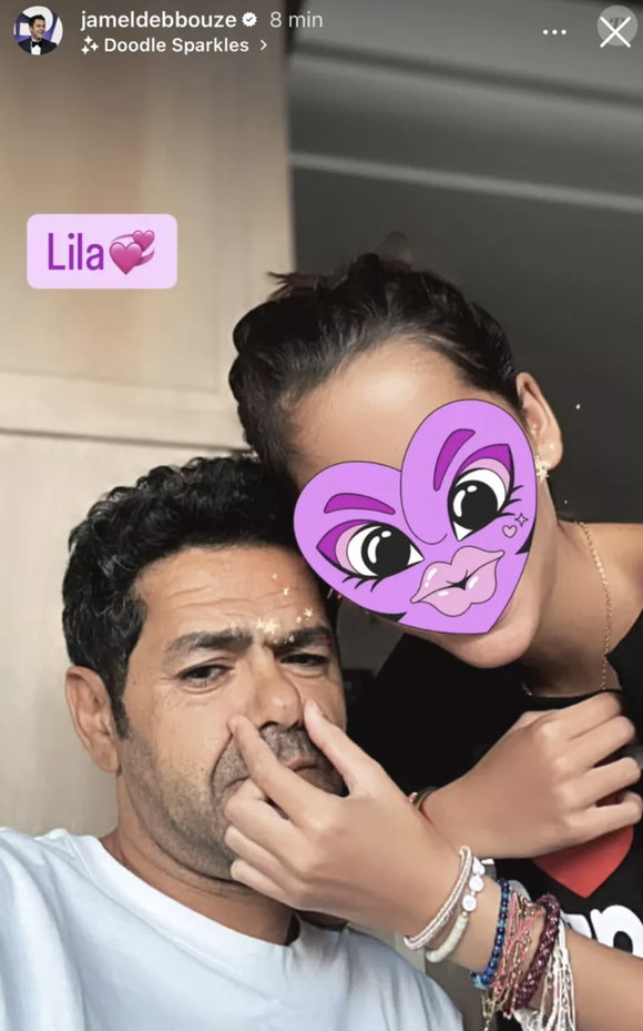 Capture de la story Instagram de Jamel Debbouze