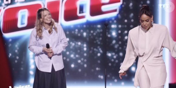 Alice dans l'émission "The Voice" TF1