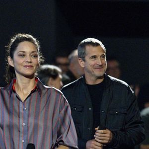 Marion Cotillard et Guillaume Canet lors de la présentation du film "Karma" de G. Canet au Pathé Bellecour lors de la 18ème édition du festival Lumières à Lyon le 14 octobre 2026. © Sandrine Thesillat / PsnewZ / Bestimage
