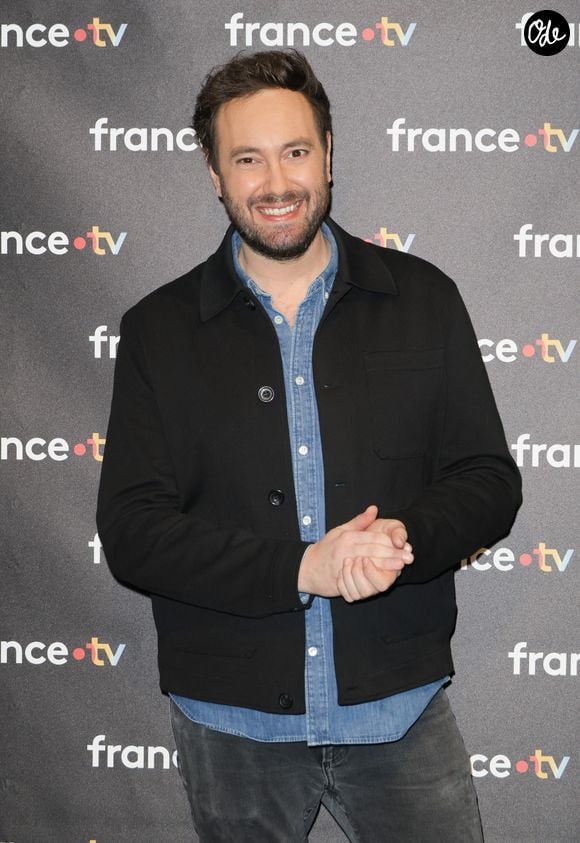 Adrien Rohard - Photocall à l'occasion des 40 ans de l'émission "Télématin" au siège de France Télévisions à Paris le 6 février 2025. © Coadic Guirec/Bestimage