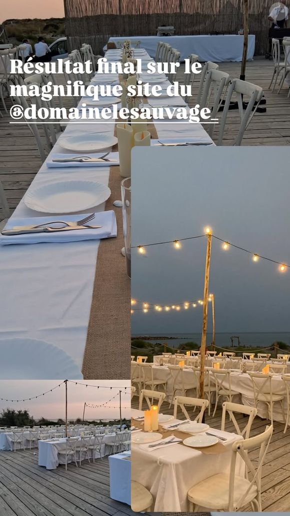 Adeline Blondieau s'est mariée en Camargue sur le domaine Le Sauvage