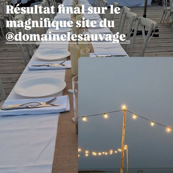 Adeline Blondieau s'est mariée en Camargue sur le domaine Le Sauvage