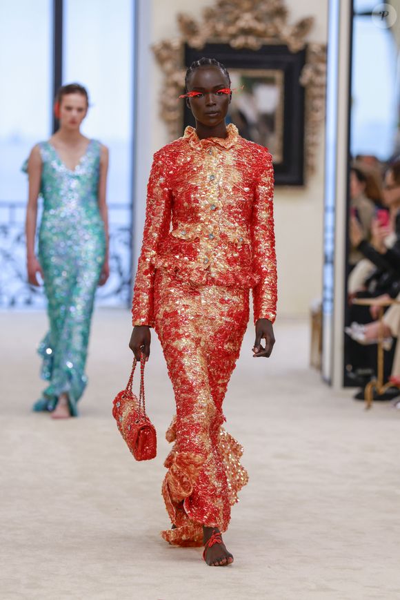 Défilé Chanel "Collection Croisière 2026-2027 (Chanel Cruise)" au Casino municipal de Biarritz, France, le 28 avril 2026. 

© Olivier Borde/Bestimage