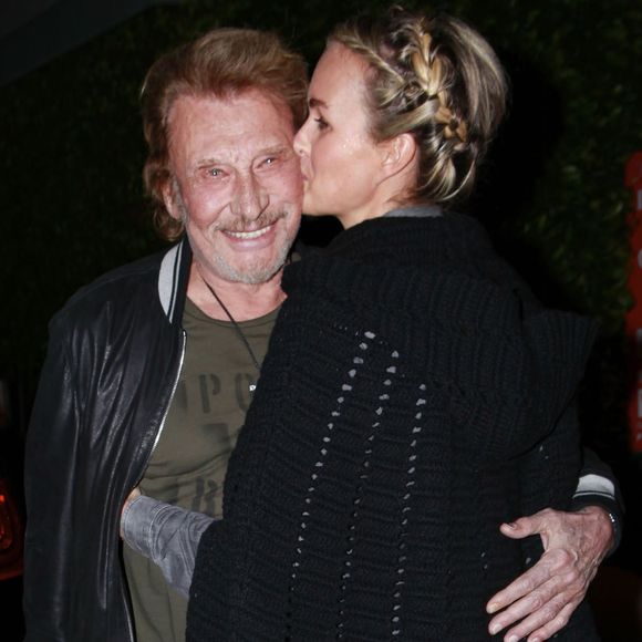 Johnny Hallyday et sa femme Laeticia Hallyday vont diner au restaurant Giorgio Baldi a Los Angeles, le 1er decembre 2013. © FAMEFLYNET / BESTIMAGE