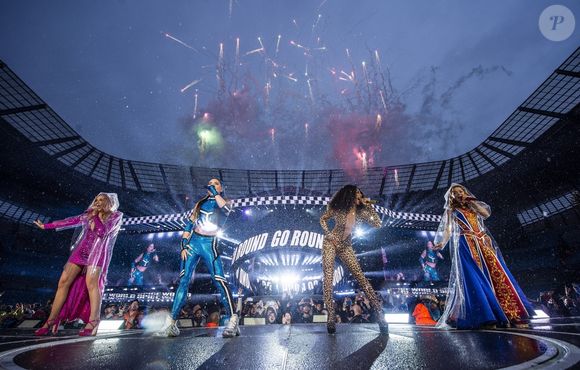 Geri Halliwell , Mel C , Emma Bunton , Mel B - Concert des Spice Girls à Manchester le 31 mai 2019.