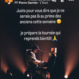 Pierre Garnier a confirmé qu'il ne serait pas présent pour le prochain prime de la Star Academy.