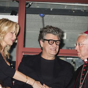 Exclusif - Adriana Karembeu et son compagnon Marc Lavoine, Monseigneur Jean-Louis Bruguès - Concerto pour la paix de Omar Harfouch au théâtre de Béziers le 8 mai 2025 © Jack Tribeca / Bestimage