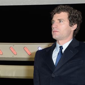 Marcel Campion et l'avocat des forains, Maître Jérémie Assous pendant une conférence de presse lors de l'inauguration de la grande roue à Paris, France, le 17 novembre 2017. © Coadic Guirec/Bestimage
