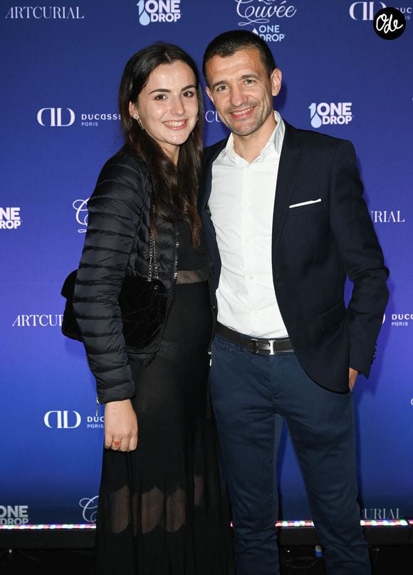 Exclusif - Eric Carrière avec sa fille -  1er Dîner caritatif de la Fondation One Drop au Pavillon Dauphine à Paris le 19 novembre 2021.