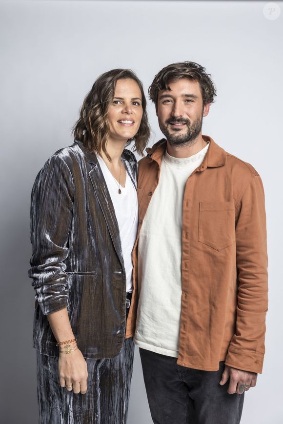 Exclusif - Jeremy Frerot et sa femme Laure Manaudou - Backstage - Enregistrement de l'émission "La Chanson secrète 11" à Paris, diffusée le 24 juin sur TF1.
© Cyril Moreau / Bestimage