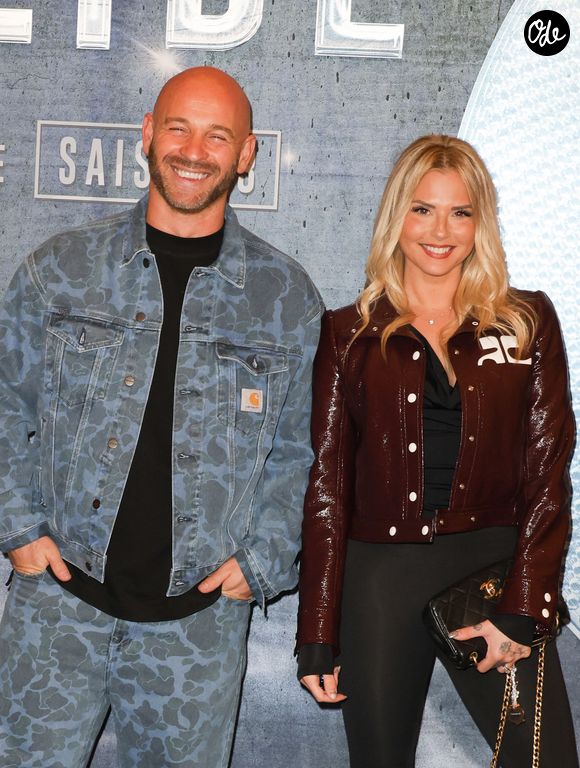 Franck Gastambide et Kelly Vedovelli - Avant-première de la série "Validé" saison 3 au cinéma le Grand Rex à Paris le 3 novembre 2025. © Coadic Guirec/Bestimage