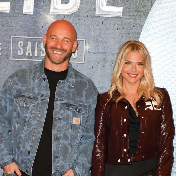 Franck Gastambide et Kelly Vedovelli - Avant-première de la série "Validé" saison 3 au cinéma le Grand Rex à Paris le 3 novembre 2025. © Coadic Guirec/Bestimage