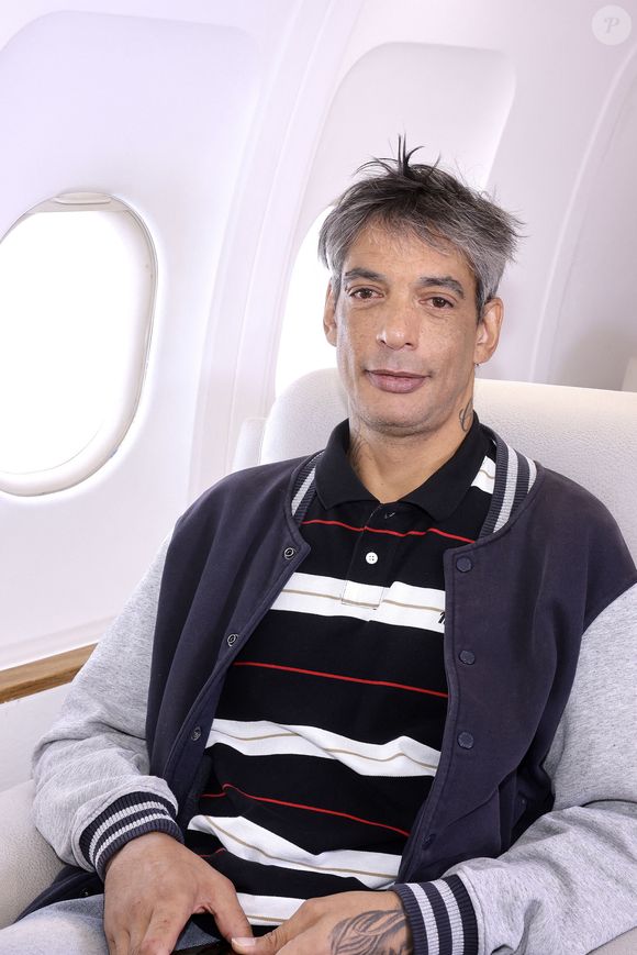 Exclusif - Georges-Alain Jones lors de l'enregistrement de l'émission "Le jet de luxe"  le 16 septembre 2025.
© Cédric Perrin / Bestimage