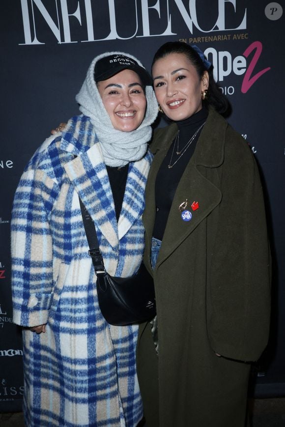 Hedia Charni et Karima Charni participent à la Pop Up Influence Party organisée par Aurelien Cassirame, à Paris, le 02 février 2025 à Paris, France. Photo by Jerome Domine/ABACAPRESS.COM