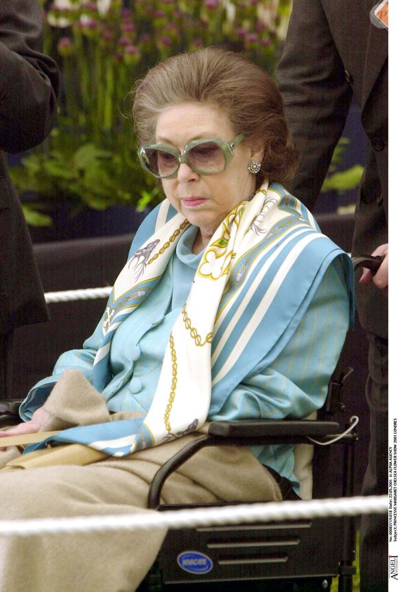 La princesse Margaret à Londres en 2001.
Crédit : ALPHA AGENCY / BESTIMAGE