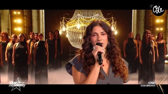 Tracy fait partie de la nouvelle promotion de la "Star Academy". Capture d'écran TF1