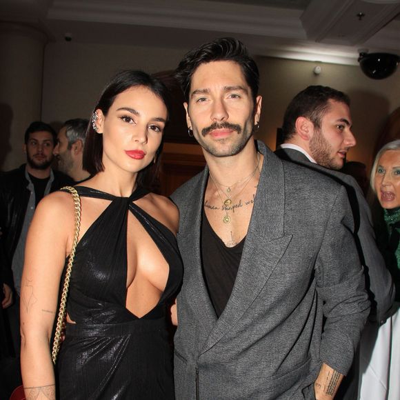 Jade Leboeuf et son mari Stéphane Rodrigues - Soirée du Grand Dîner à l'hôtel Marriott Champs-Elysées à Paris le 18 décembre 2019. © Philippe Baldini/Bestimage