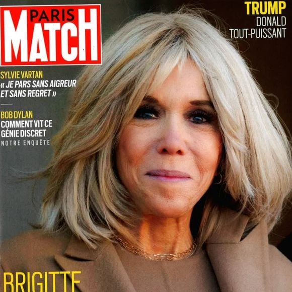 "Paris Match ",  jeudi 23 janvier 2025, Brigitte Macron.