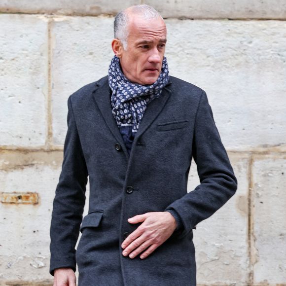 Gilles Bouleau - Sortie des obsèques de C.Laborde  en l’église Saint-Roch à Paris, le 6 février 2025. Décédée le 28 janvier 2025 à l'âge de 73 ans, l'ancienne présentatrice météo de TF1 (1988 - 2017) était atteinte de la maladie neurodégénérative à corps de Lewy. 
© Jacovides - Moreau / Bestimag