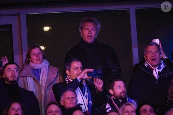 Olivier Nusse en tribunes lors du match du Tournoi des Six Nations opposant la France à l'Écosse (35-16) au Stade de France à Saint-Denis, Seine Saint-Denis, France, le 15 mars 2025. © Christian Liewig/Bestimage