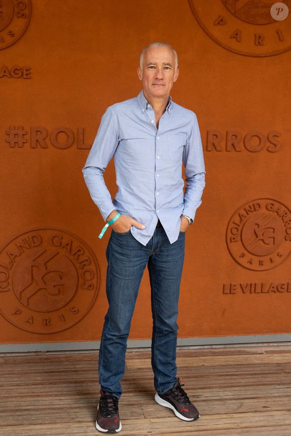 Gilles Bouleau au Village pour la finale masculine lors des Internationaux de France 2025 à Roland Garros le 08 juin 2025 à Paris, France. Photo by Nasser Berzane/ABACAPRESS.COM
