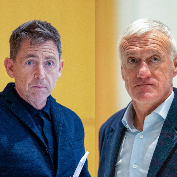 Didier Deschamps poursuit Daniel Riolo pour diffamation. 

Daniel Riolo et Didier Deschamps - Arrivées au tribunal correctionnel de Paris en marge du procès en diffamation entre Didier Deschamps et Daniel Riolo. © Pierre Perusseau / Bestimage