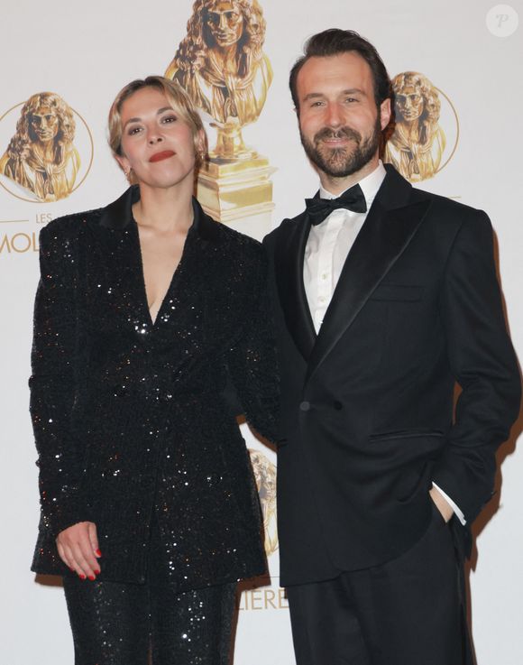 Alysson Paradis et Antoine Gouy - 36ème cérémonie des Molières aux Folies Bergère à Paris le 28 avril 2025. © Coadic Guirec/Bestimage
