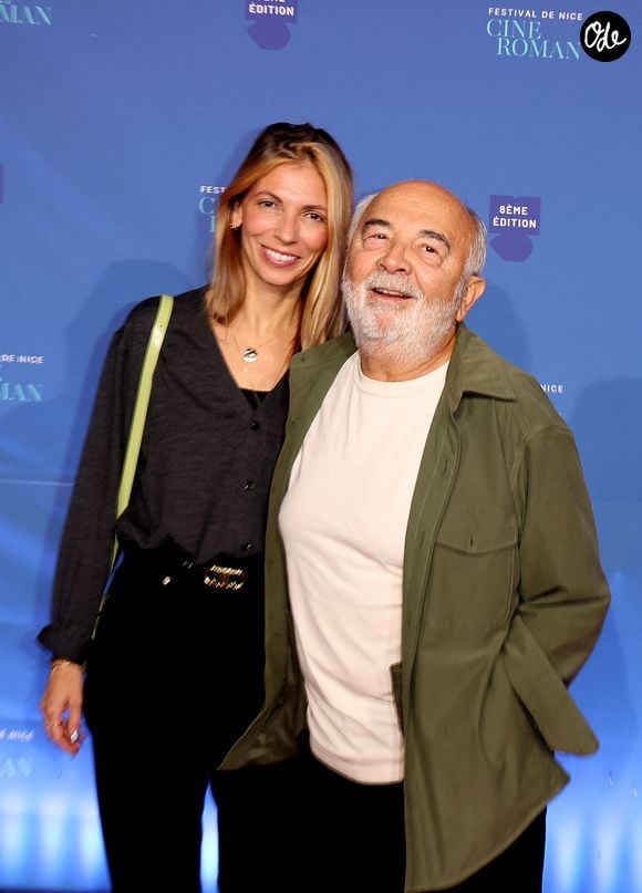 Gérard Jugnot et sa femme Patri­cia Campi - Tapis rouge lors de la 8ème édition du Festival Cinéroman à Nice le 01 Octobre 2026. © Jacovides-Bebert/Bestimage