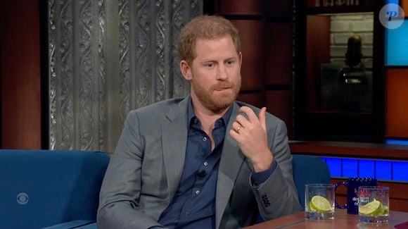 Le prince Harry n'a pas mâché ses mots.

Le prince Harry donne une interview sur le plateau de Stephen Colbert à propos de la vie après la mort. Photo par JLPPA / Bestimage