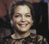 Peu connu du public qui a hérité de ses biens ?
En France, à Paris, Romy Schneider sur le plateau de l'émission TV "Les Rendez-vous du dimanche". Le 27 novembre 1978. Photo de Bestimage