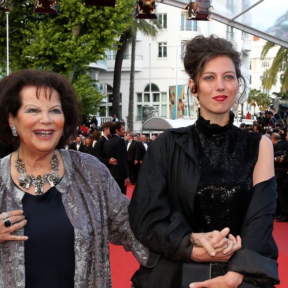 Claudia Cardinale et sa fille Claudia Squitieri - Montée des marches du film « Le Grand Bain » lors du 71ème Festival International du Film de Cannes. Le 13 mai 2018 
© Borde-Jacovides-Moreau/Bestimage