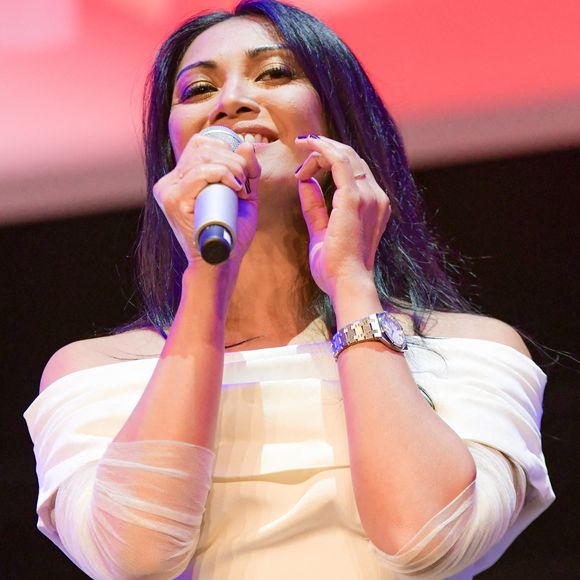Anggun se produit lors du gala de charité d'Aviation Sans Frontières " Dreaming without borders " (Rever sans frontieres) qui se tient au Grand Rex, le 3 octobre 2023 à Paris, France. Photo by Jana Call me J/ABACAPRESS.COM