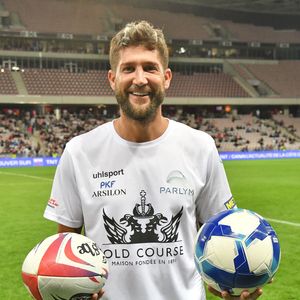 Paga - Le match des Légendes, la rencontre qui mêle le football et le rugby au profit de l'association de P. Olmeta "Un sourire, un espoir pour la vie", s'est déroulé à Nice à l'Allianz Riviera, le 26 septembre 2022. © Bruno Bebert/Bestimage