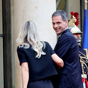 Rodolphe Saadé, Pdg de CMA CGM et sa femme Véronique Albertini - Arrivées des personnalités au dîner d’État en l’honneur du président brésilien et de sa femme au palais présidentiel de l’Élysée à Paris le 5 juin 2025.

© Jacovides / Moreau / Bestimage
