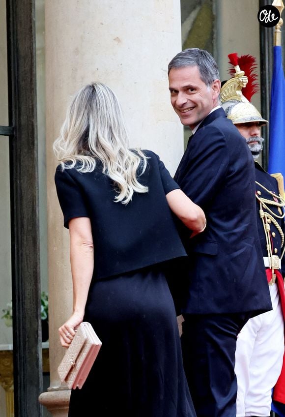 Rodolphe Saadé, Pdg de CMA CGM et sa femme Véronique Albertini - Arrivées des personnalités au dîner d’État en l’honneur du président brésilien et de sa femme au palais présidentiel de l’Élysée à Paris le 5 juin 2025.

© Jacovides / Moreau / Bestimage