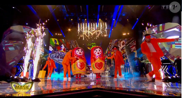 Les poupées russes dans Mask Singer 9, prime du 22 mai - capture d'écran TF1