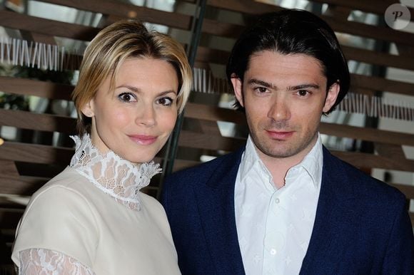 Gautier Capucon et son épouse Delphine Capucon assistent au photocall avant le défilé Louis Vuitton dans le cadre de la semaine de la mode de Paris automne/hiver 2016/17 le 09 mars 2016 à Paris, France. Photo par Aurore Marechal/ABACAPRESS.COM