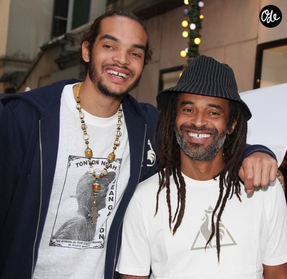 Après les terrains de basket, place aux découvertes culinaires. 

Yannick Noah et son fils Joakim Noah inaugurent une boutique du 'Coq Sportif' à Paris. Agence / Bestimage