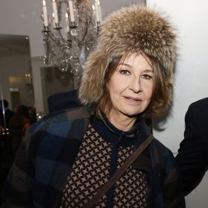 Exclusif - Valérie Lemercier - Vernissage de l'exposition "Liaisons dangereuses & Métamorphoses" du créateur Elie Top à l'occasion de ses 10 ans de création chez Christie's à Paris le 27 janvier 2025. © Denis Guignebourg/BestImage